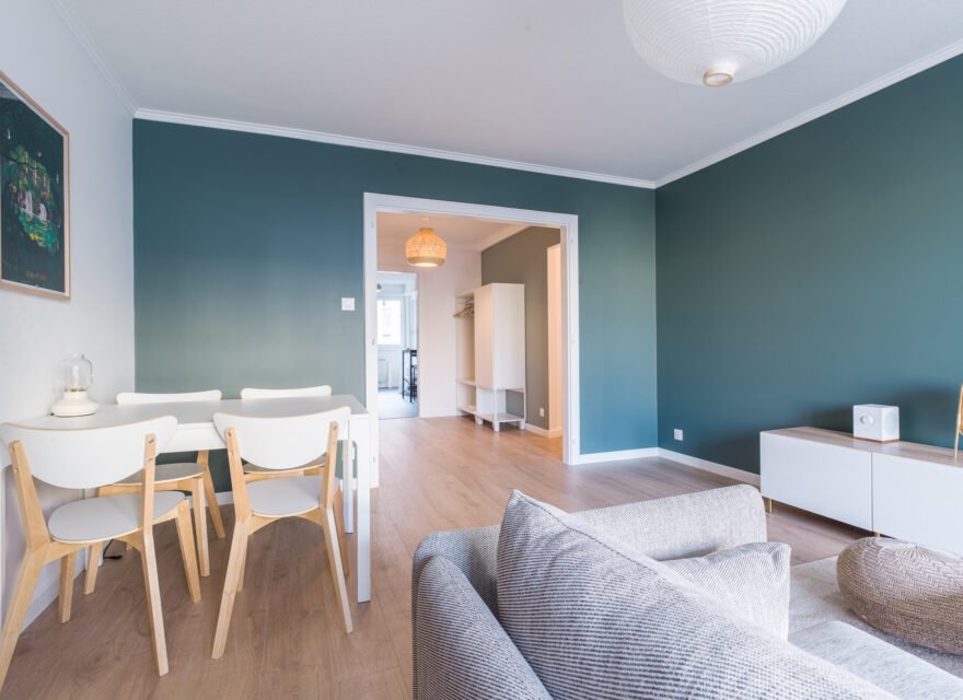 Appartement après rénovation pour location meublée